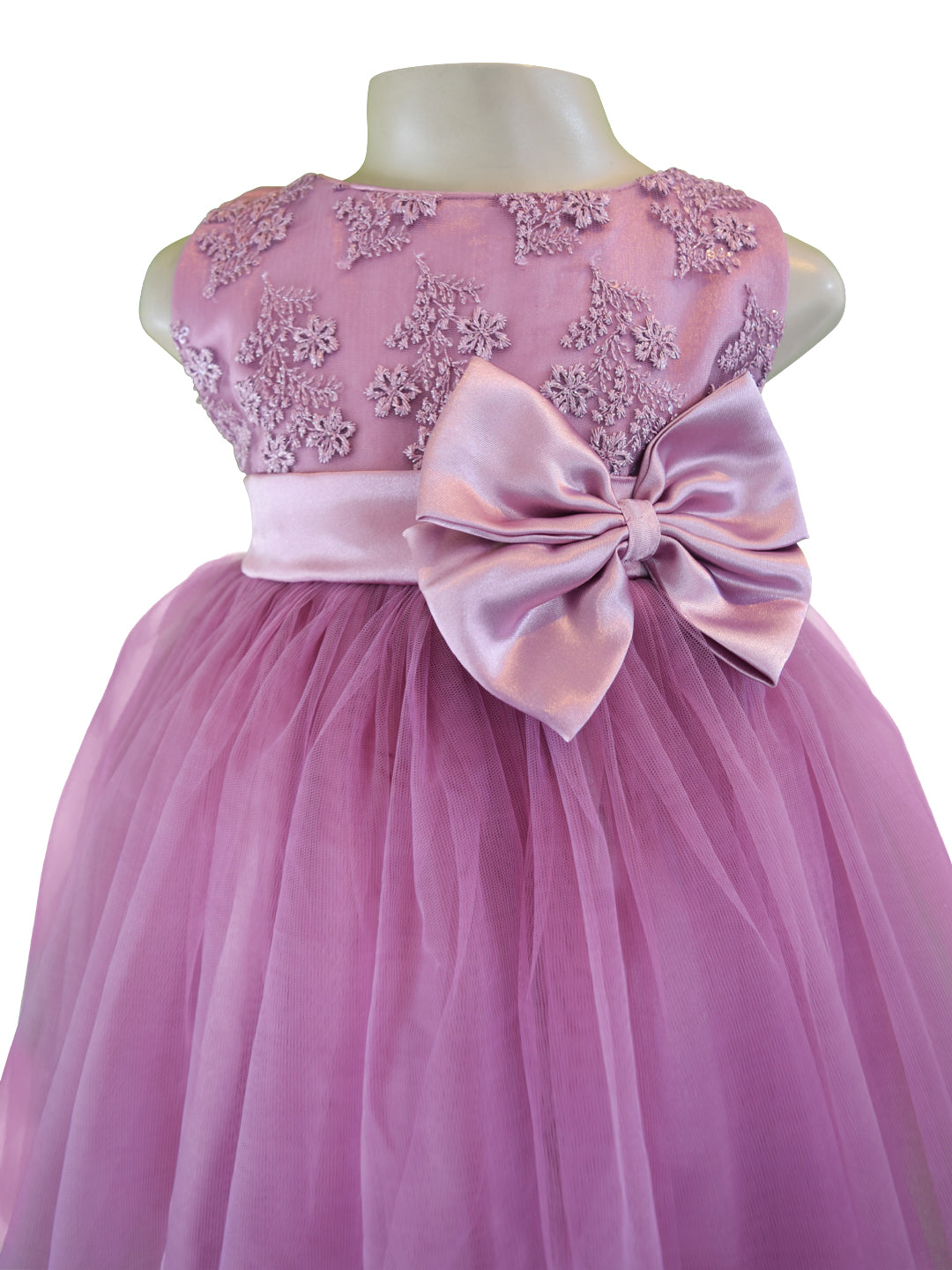 Buy Baby Pink Sequins Net Designer Gown - Koskii